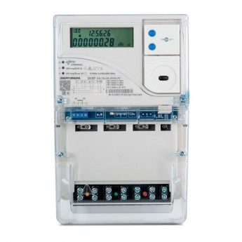 Счетчик электрической энергии однофазный ЭНЕРГОМЕРА CE307 S34.746.OA.QYUVLFZ SPds RS-485
